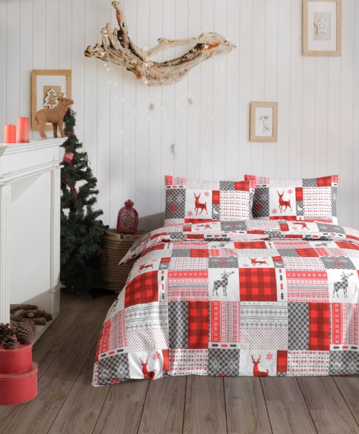 Picture of Manamo Christmas Bed Linen Set Double   