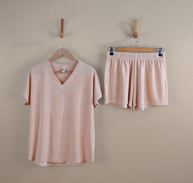 Picture of Manamo Home Wear Set Short & V-neck Shirt Lucia Blush 