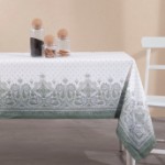 Picture of Manamo Paisley Traditional Digital Printed Table Cloth Beige 140x250 cm