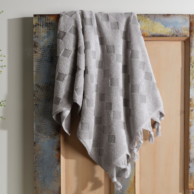 Picture of Manamo Veno Jacquard Face Towel Grey 50x85