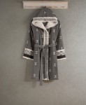 Picture of Manamo Bathrobe Atria Black Short One  