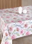 Picture of Manamo Peony Digital Printed  Table Cloth Navy Pink 140x240 cm 