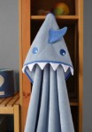 Picture of Manamo Baby Hooded Towel Shark Blue 90x90