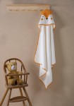 Picture of Manamo Baby Hooded Towel Fox Cream 90x90 