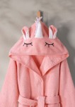 Picture of Manamo Unicorn Pink Hooded Bathrobe 