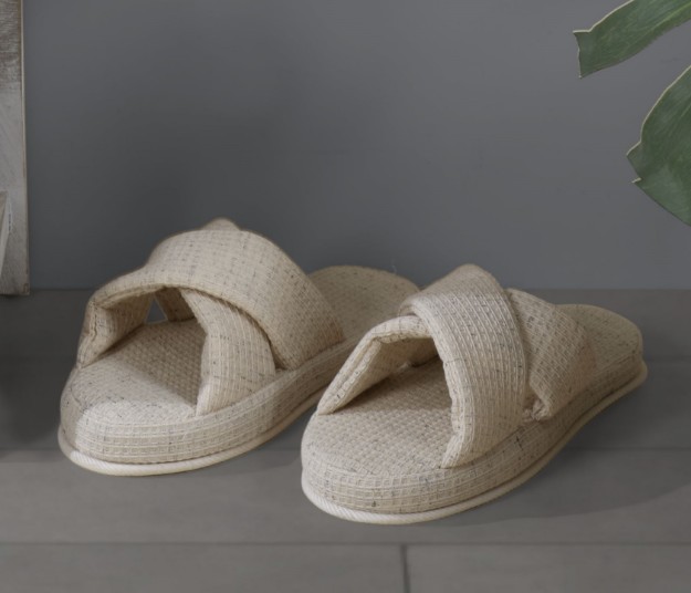 Picture of Manamo Calida Waffle Slipper Naturel 42-44  