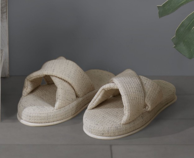 Picture of Manamo Calida Waffle Slipper Naturel 37-39  