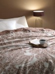 Picture of Manamo Paisley Cotton/Acrylic Blanket Single 160x230 Brown/Cream