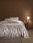 Picture of Manamo Diamond Cotton/Acrylic Blanket Single 160x230 Beige/Cream  