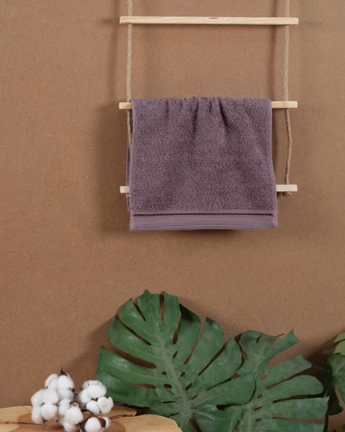 Picture of Manamo Atlas Solid Hand Towel Mauve 30X50