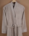 Picture of Manamo Atlas Kimono Bathrobe Beige   L/XL