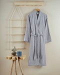 Picture of Manamo Atlas Kimono Bathrobe Metal Grey  S/M