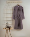 Picture of Manamo Atlas Kimono Bathrobe Mauve   S/M