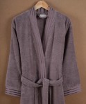 Picture of Manamo Atlas Kimono Bathrobe Mauve   S/M