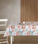 Picture of Manamo Starfish Digital Printed  Table Cloth Coral 140x240 cm    