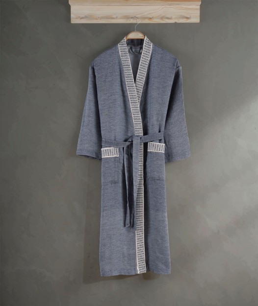 Picture of Manamo Bathrobe Caps Navy Blue Unisex One Size