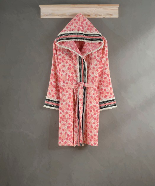 Picture of Manamo Bathrobe Mimosa Red Short One