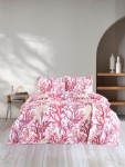 Picture of Manamo Coral Digital Printed Pike Bedspread 160x220   