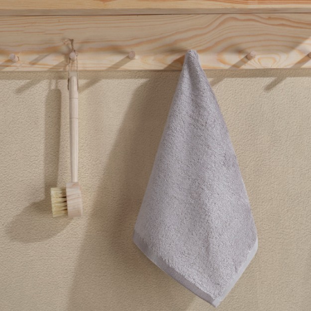 Picture of Manamo Pure Bamboo Hand Towel Grey 30x50