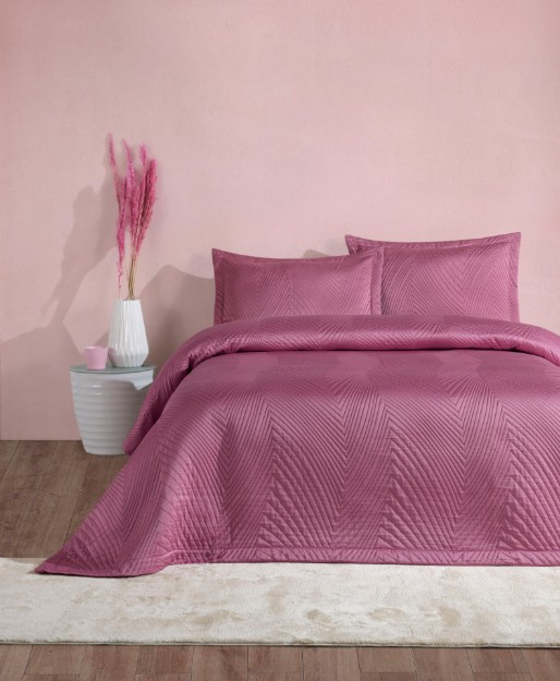 Picture of Manamo Zigzag Bedspread Set  Orchid 240x250+50*70 