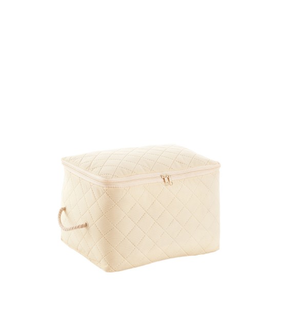 Picture of Manamo  Plain Organizer Quilted Cream 30x22x18 cm