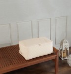 Picture of Manamo  Plain Organizer Quilted Cream 52x30x24 cm