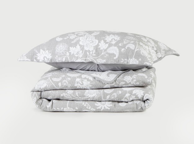 Picture of Manamo  Paisley Bed Cover Cotton/Polyester Grey 180x240+50x70 cm