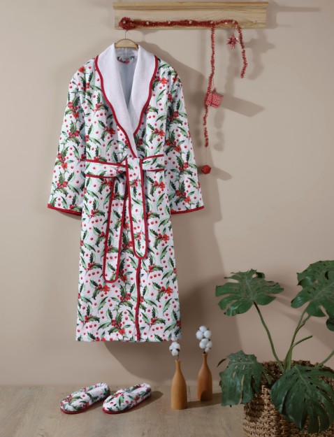 Picture of Manamo  Xmass Bathrobe Cotton  S/M