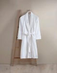 Picture of Manamo  Rachel Bathrobe Cotton Ecru S/M