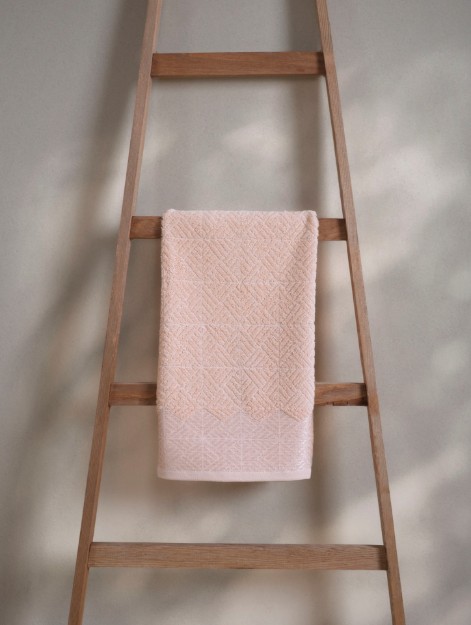 Picture of Manamo  Branco Face Towel Cotton Blush 50x85