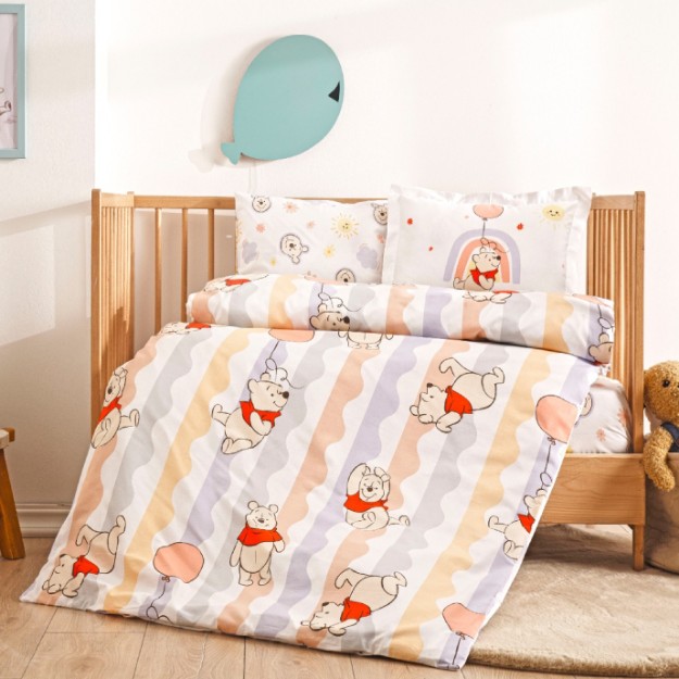 Picture of TAC Cotton  WTP Cloudy Baby Bed Linnen Set 100x150+120x180+34x45 (2pc)