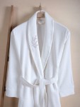 Picture of Manamo  Rachel Bathrobe Cotton Ecru S/M