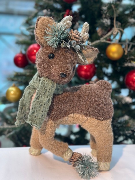 Picture of Manamo Christmas Accessorie Deer Biblo Brown 21xx11x40 cm