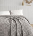 Picture of Manamo Wengen Pike Cotton Towel Grey Single Size 160x240 cm