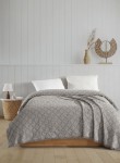 Picture of Manamo Wengen Pike Cotton Towel Grey Single Size 160x240 cm