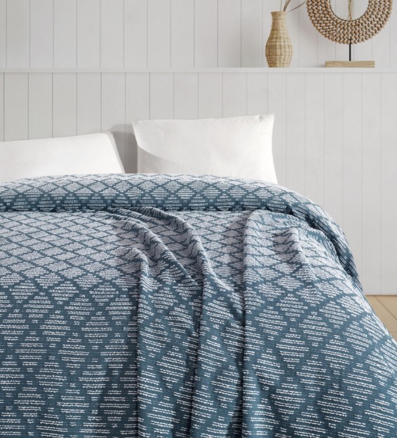Picture of Manamo Wengen Pike Cotton Towel Denim Single Size 160x240 cm