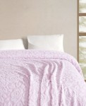 Picture of Manamo Rose Pike Cotton Towel White/Begonville Single Size 160x230 cm