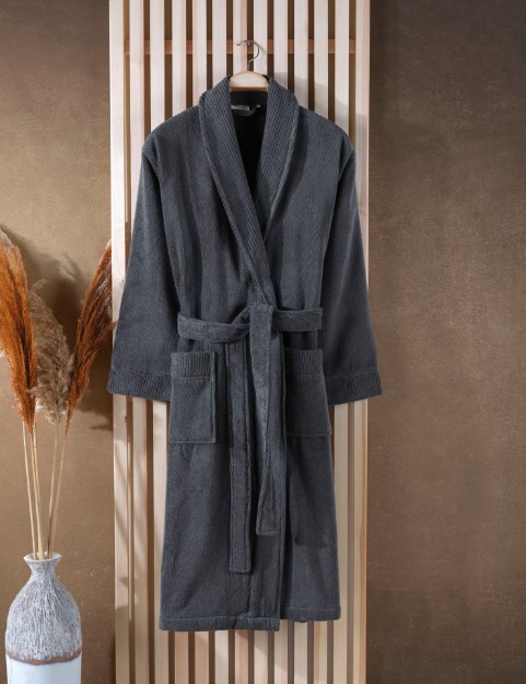 Picture of Manamo Petran Shawl Collar  Microcotton Bathrobe Magnet L/XL
