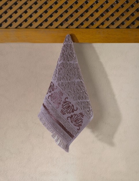 Picture of Manamo Paisley Jacquard Towel Hand Mauve 30X50 cm