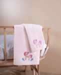 Picture of Manamo Baby Bamboo Bath Towel Pony  Soft Pink 70X130 cm