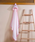 Picture of Manamo Pony Baby Hooded Towel Soft Pink 90X90 cm