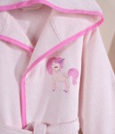 Picture of Manamo  Pony baby Bamboo Bathrobe Soft Pink 12/24 Month