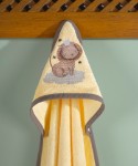 Picture of Manamo Baby Zoo Baby Hooded Towel  Yellow 90X90 cm