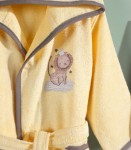 Picture of Manamo  Baby Zoo baby Bamboo Bathrobe Yellow 12/24 Month