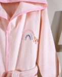 Picture of Manamo  Butterfly & Rainbows  baby Bamboo Bathrobe Silver Peony 12/24 Month