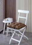 Picture of Manamo Amy Chair Pad Polyester Brown 40x40x3 cm