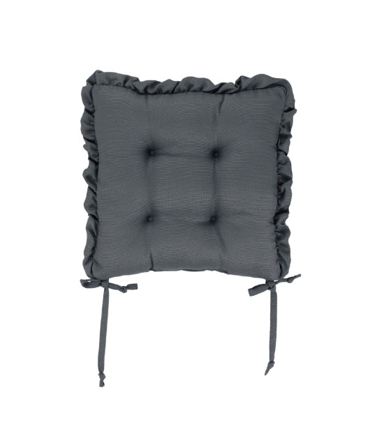 Picture of Manamo Amy Chair Pad Polyester Dark Grey 40x40x3 cm