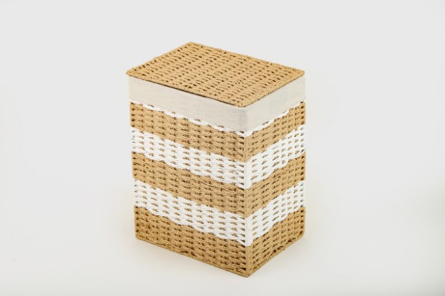 Picture of Manamo Pretty სარეცხის კალათა დაწნული თეთრი 44x33x56 სმ