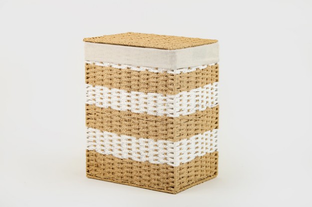 Picture of Manamo Pretty სარეცხის კალათა დაწნული თეთრი 37x27x48 სმ