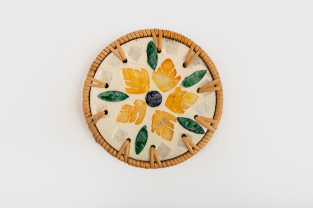 Picture of Manamo Gia ჭიქის დასადები Bamboo/Pearl/Rattan 10 სმ